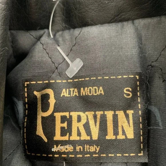 Vintage Leather Jacket/ Faux leather/ 1980/90s/NWT - Picture 6 of 9